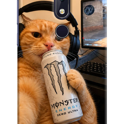 Gamer Cat Energy Nokia 6.1 plus Hard Case Back Cover by Casekaro