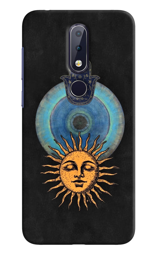 Divine Sun Nokia 6.1 plus Hard Case Back Cover by Casekaro