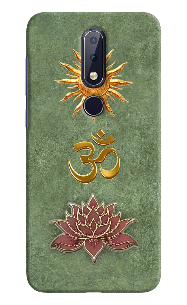 Om & Lotus Nokia 6.1 plus Back Cover
