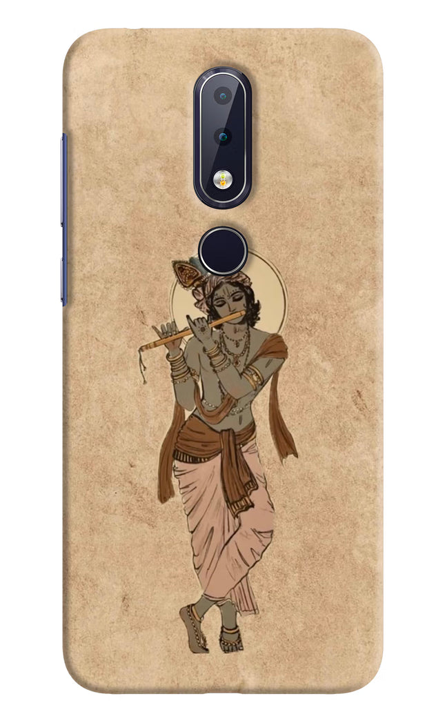 Krishna Nokia 6.1 plus Hard Case Back Cover by Casekaro