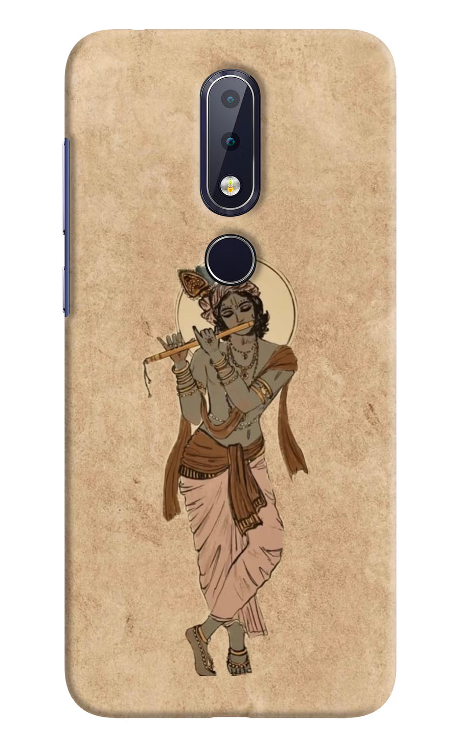 Krishna Nokia 6.1 plus Back Cover, Hard case