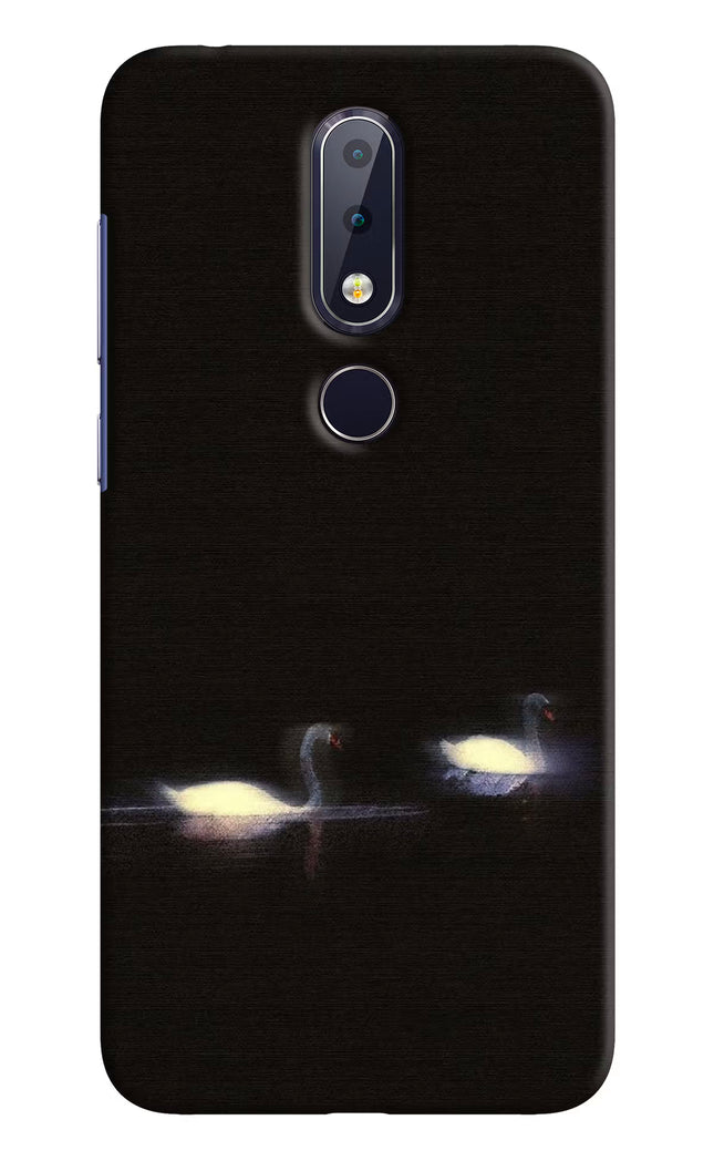 Silent Swans Nokia 6.1 plus Hard Case Back Cover by Casekaro