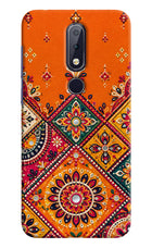 Kutch Glow Nokia 6.1 plus Hard Case Back Cover by Casekaro