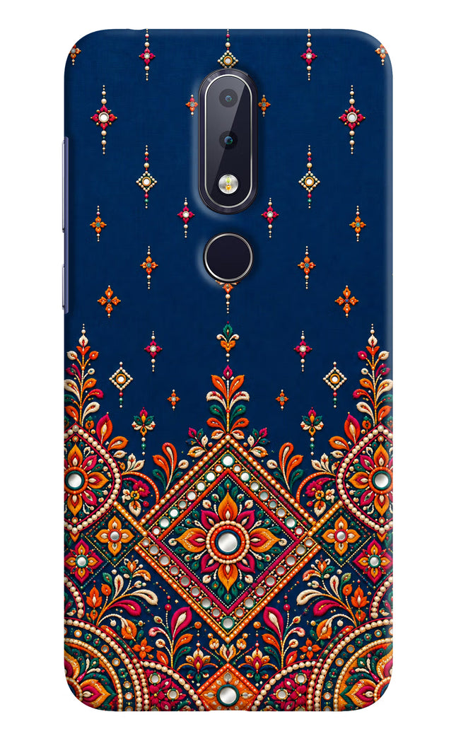 Neel Noor Nokia 6.1 plus Hard Case Back Cover by Casekaro