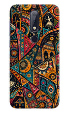 Folk Print Nokia 6.1 plus Back Cover