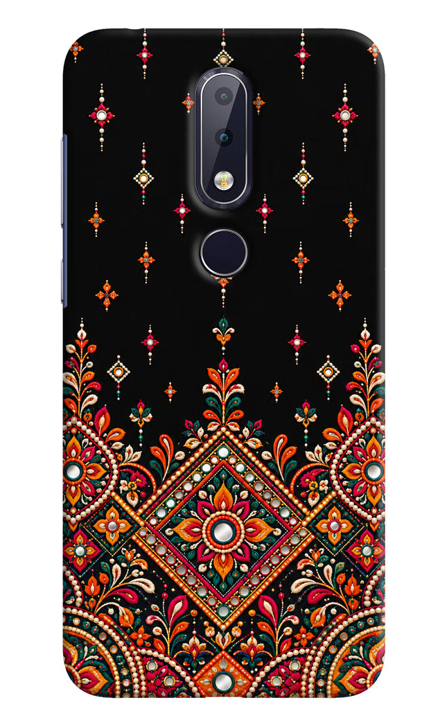 Noir Mehfil Nokia 6.1 plus Hard Case Back Cover by Casekaro