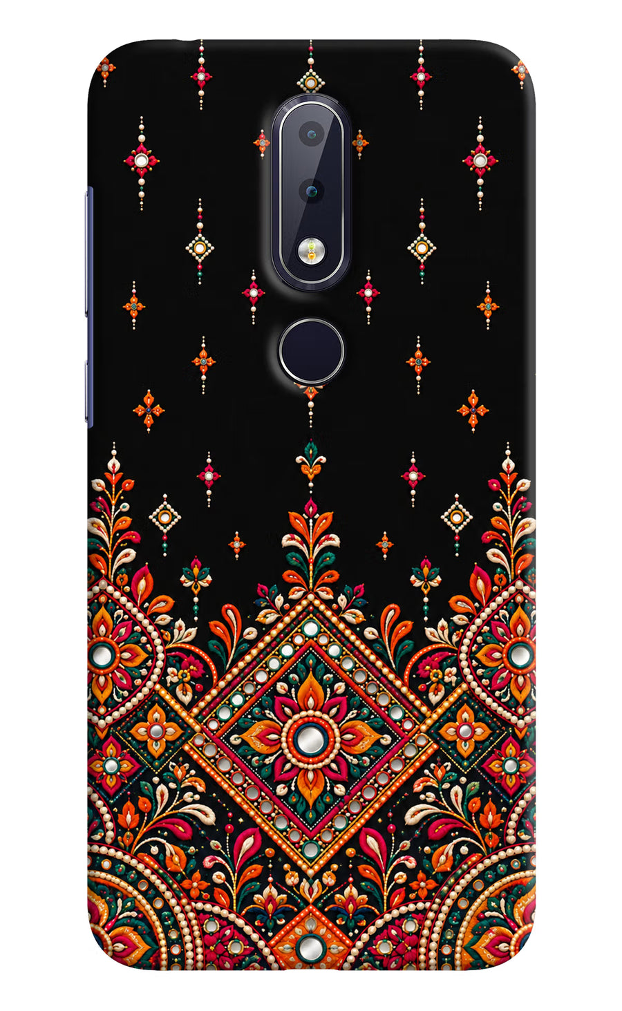 Noir Mehfil Nokia 6.1 plus Back Cover, Hard case