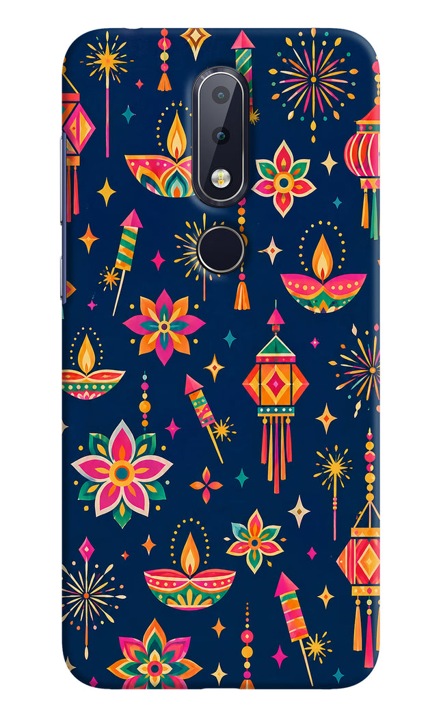 Festive Pop Nokia 6.1 plus Back Cover