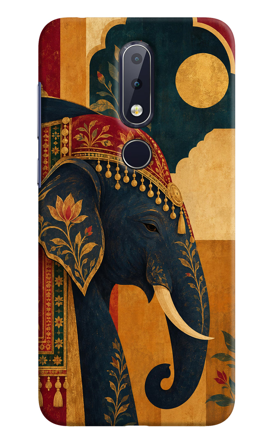 Royal Elephant Nokia 6.1 plus Back Cover, Hard case