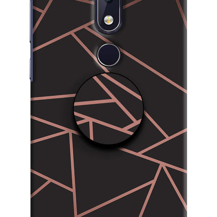 Geometric Pattern Nokia 6.1 plus Pop Case by Casekaro