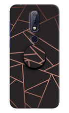 Geometric Pattern Nokia 6.1 plus Pop Case by Casekaro