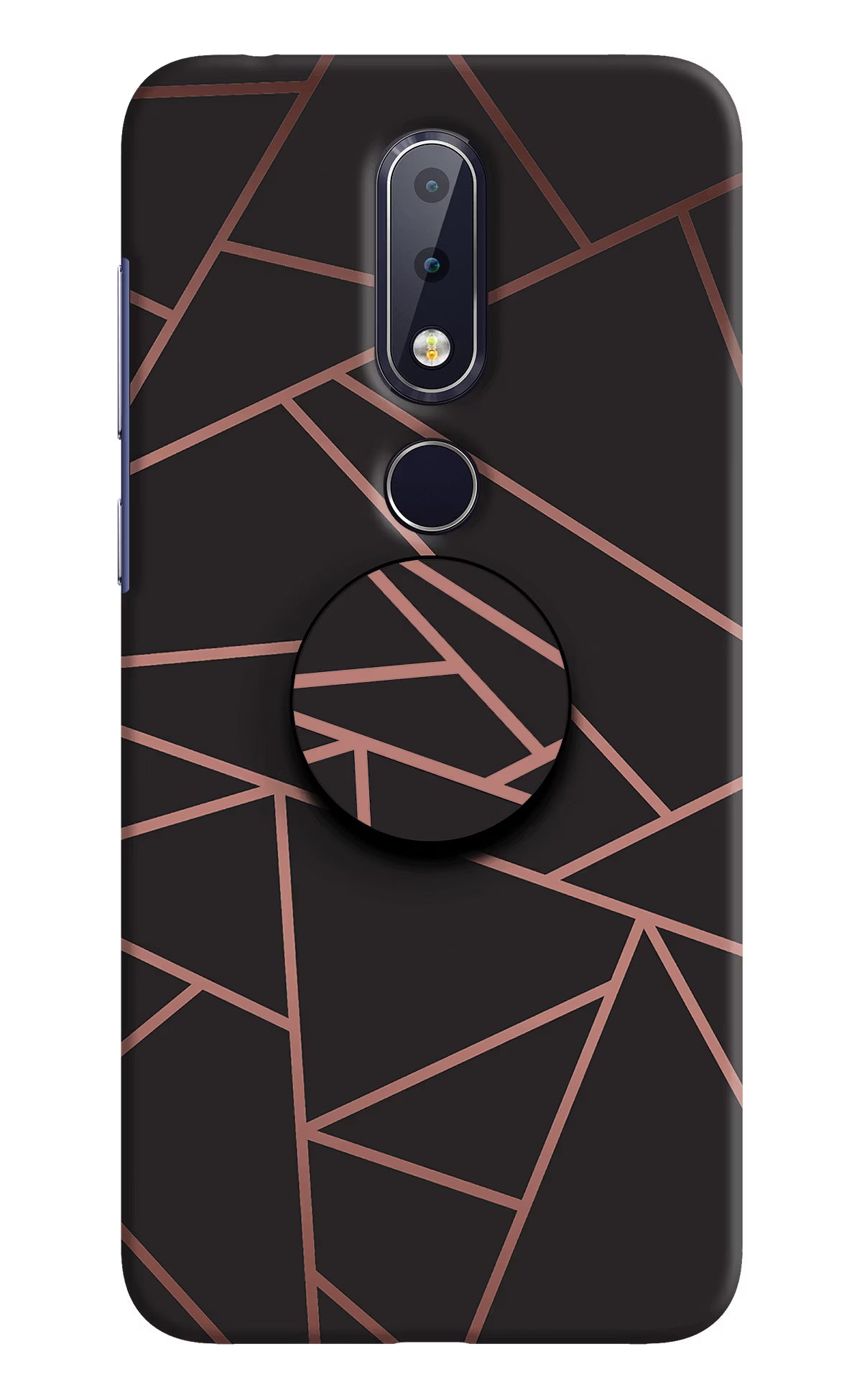 Geometric Pattern Nokia 6.1 plus Pop Case by Casekaro