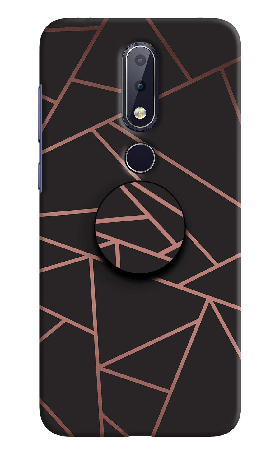 Geometric Pattern Nokia 6.1 plus Pop Case, Hard case