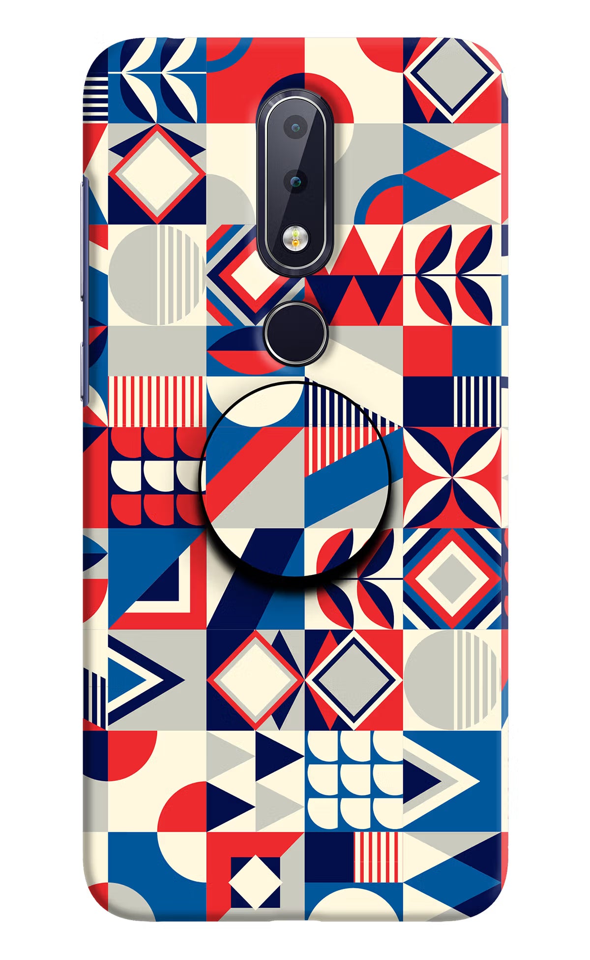 Colorful Pattern Nokia 6.1 plus Pop Case by Casekaro