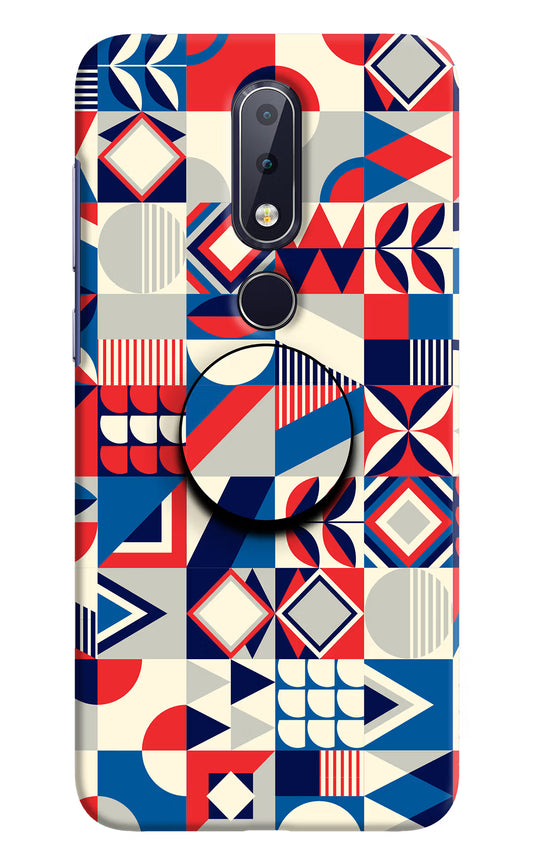 Colorful Pattern Nokia 6.1 plus Pop Case by Casekaro