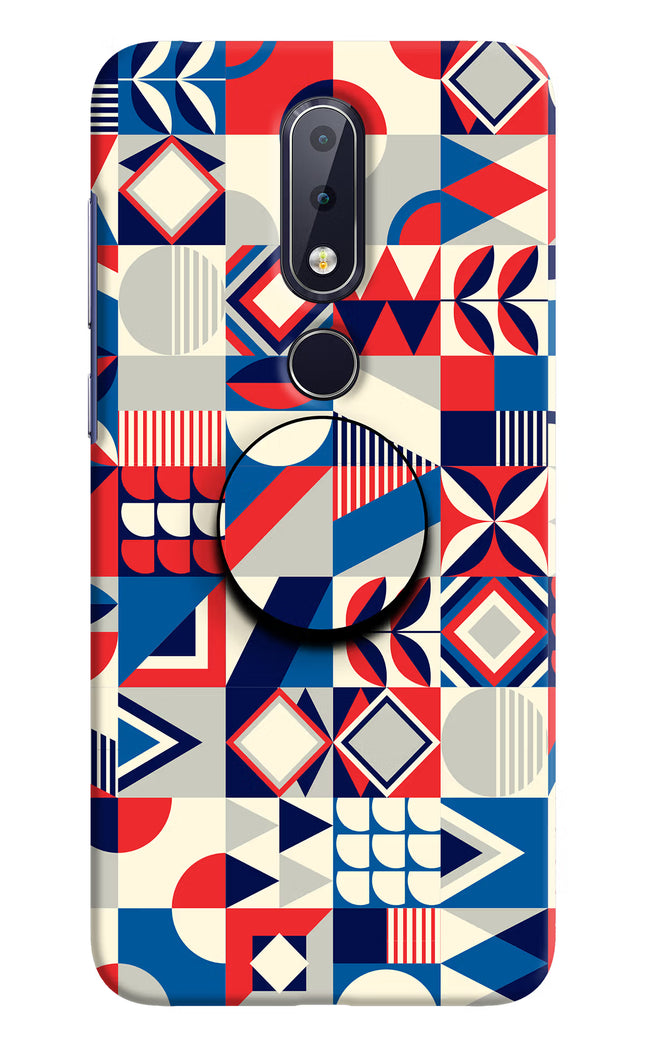 Colorful Pattern Nokia 6.1 plus Pop Case by Casekaro