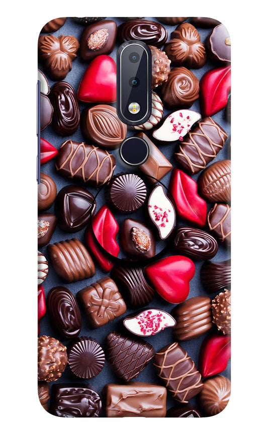 Chocolates Nokia 6.1 plus Pop Case by Casekaro