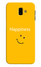 Happiness With Smiley Samsung J6 plus Hard Case Back Cover by Casekaro