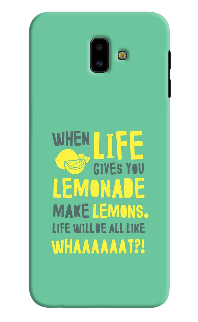 Quote Samsung J6 plus Hard Case Back Cover by Casekaro