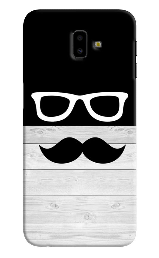 Mustache Samsung J6 plus Hard Case Back Cover by Casekaro