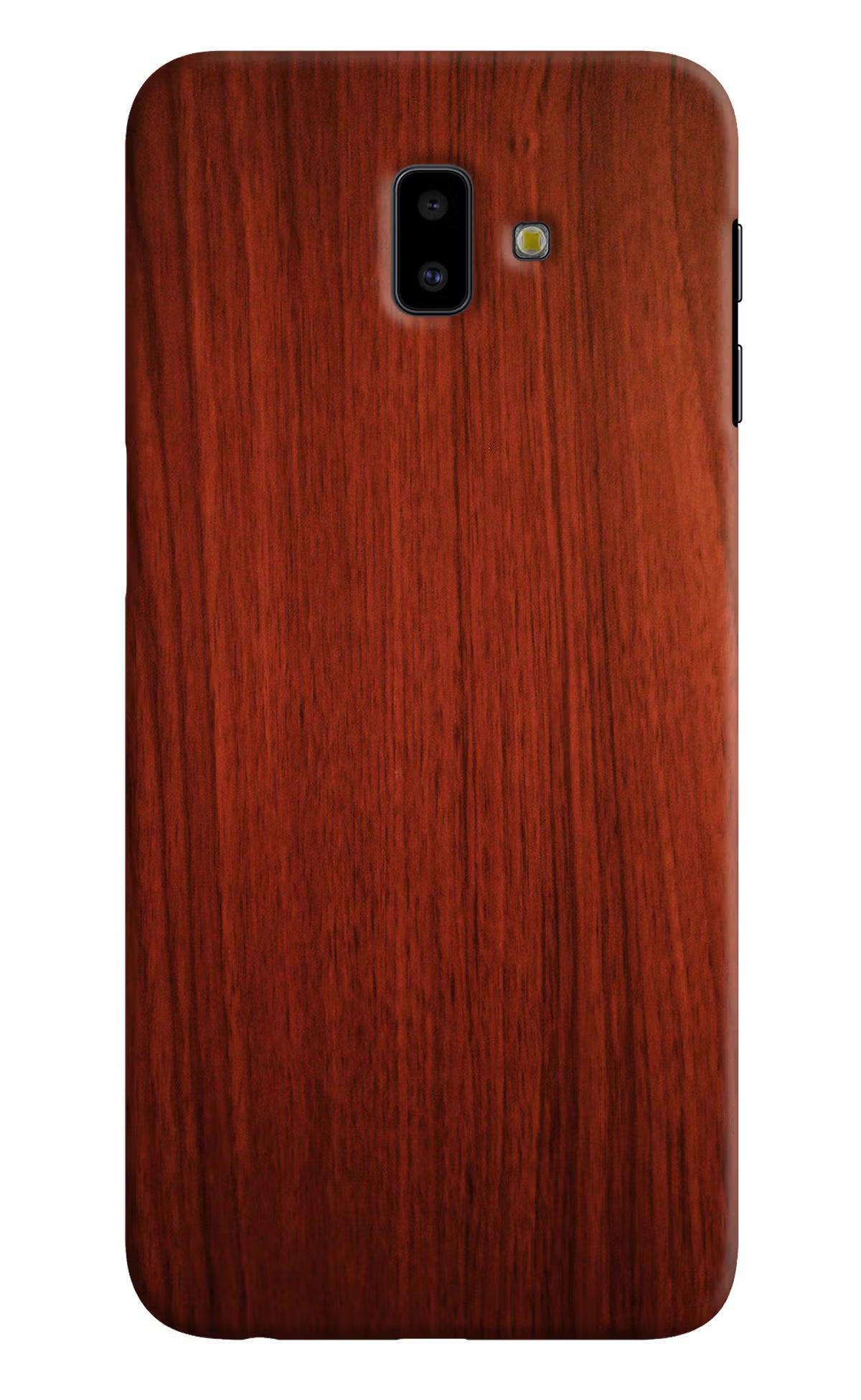 Wooden Plain Pattern Samsung J6 plus Hard Case Back Cover by Casekaro