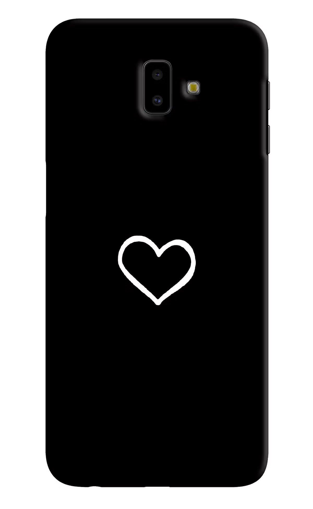 Heart Samsung J6 plus Hard Case Back Cover by Casekaro