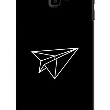 Paper Plane White Samsung J6 plus Hard Case Back Cover by Casekaro