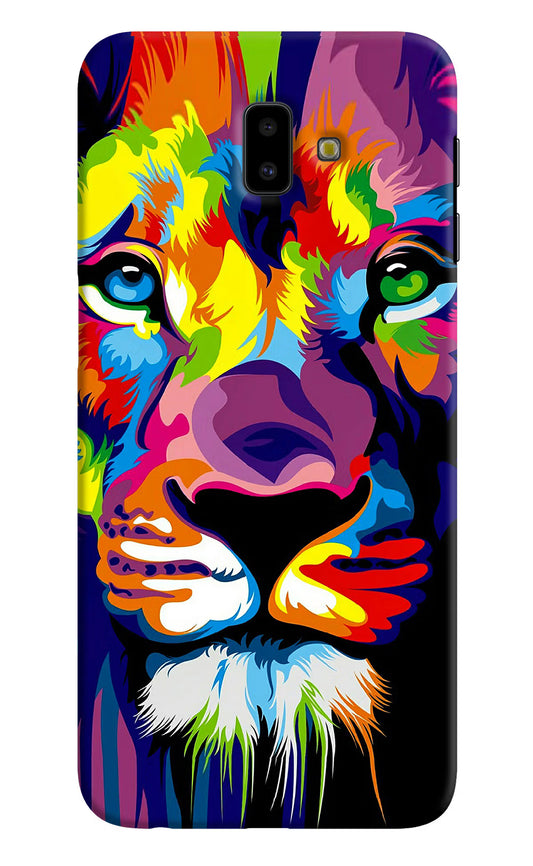 Lion Samsung J6 plus Hard Case Back Cover by Casekaro