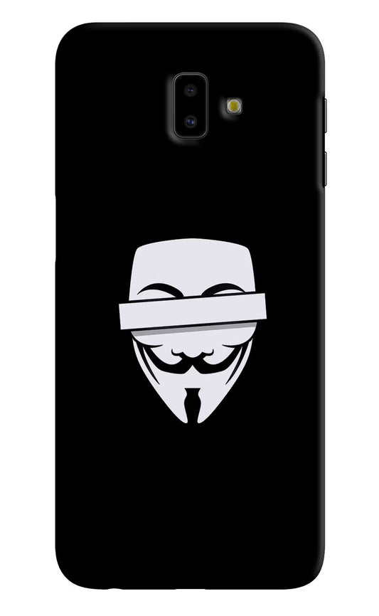 Anonymous Face Samsung J6 plus Hard Case Back Cover by Casekaro