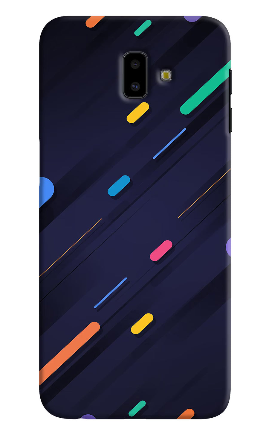 Abstract Design Samsung J6 plus Back Cover, Hard case