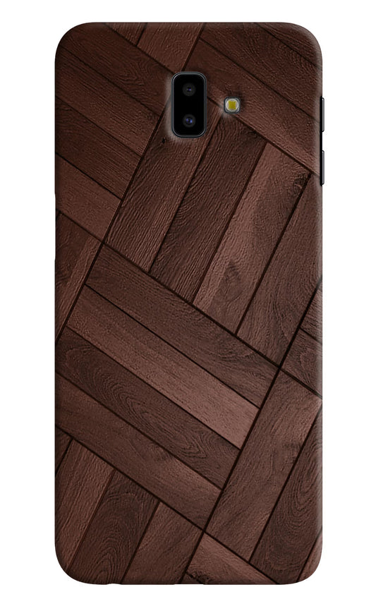 Wooden Texture Design Samsung J6 plus Hard Case Back Cover by Casekaro