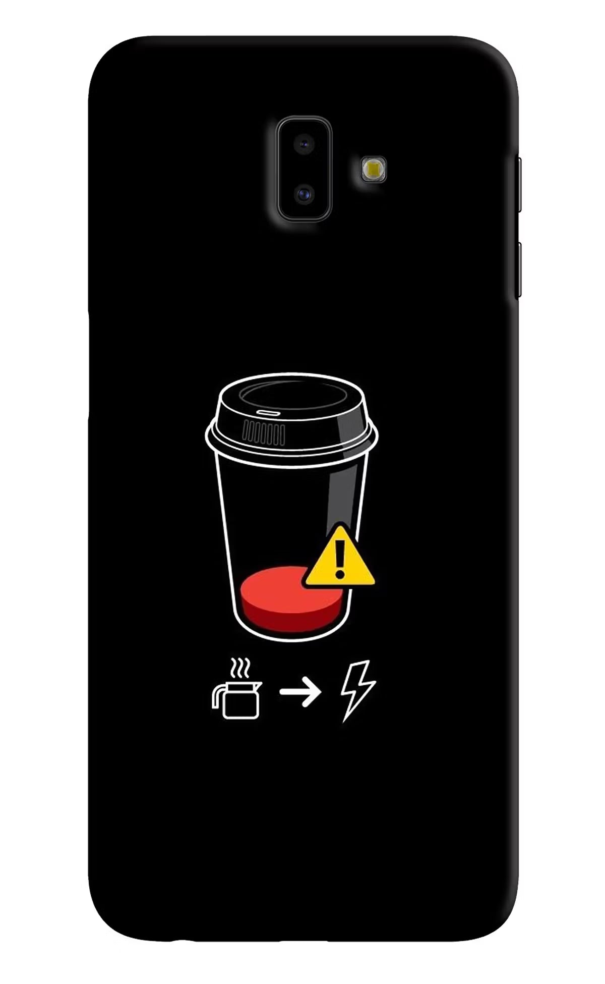Coffee Samsung J6 plus Hard Case Back Cover by Casekaro