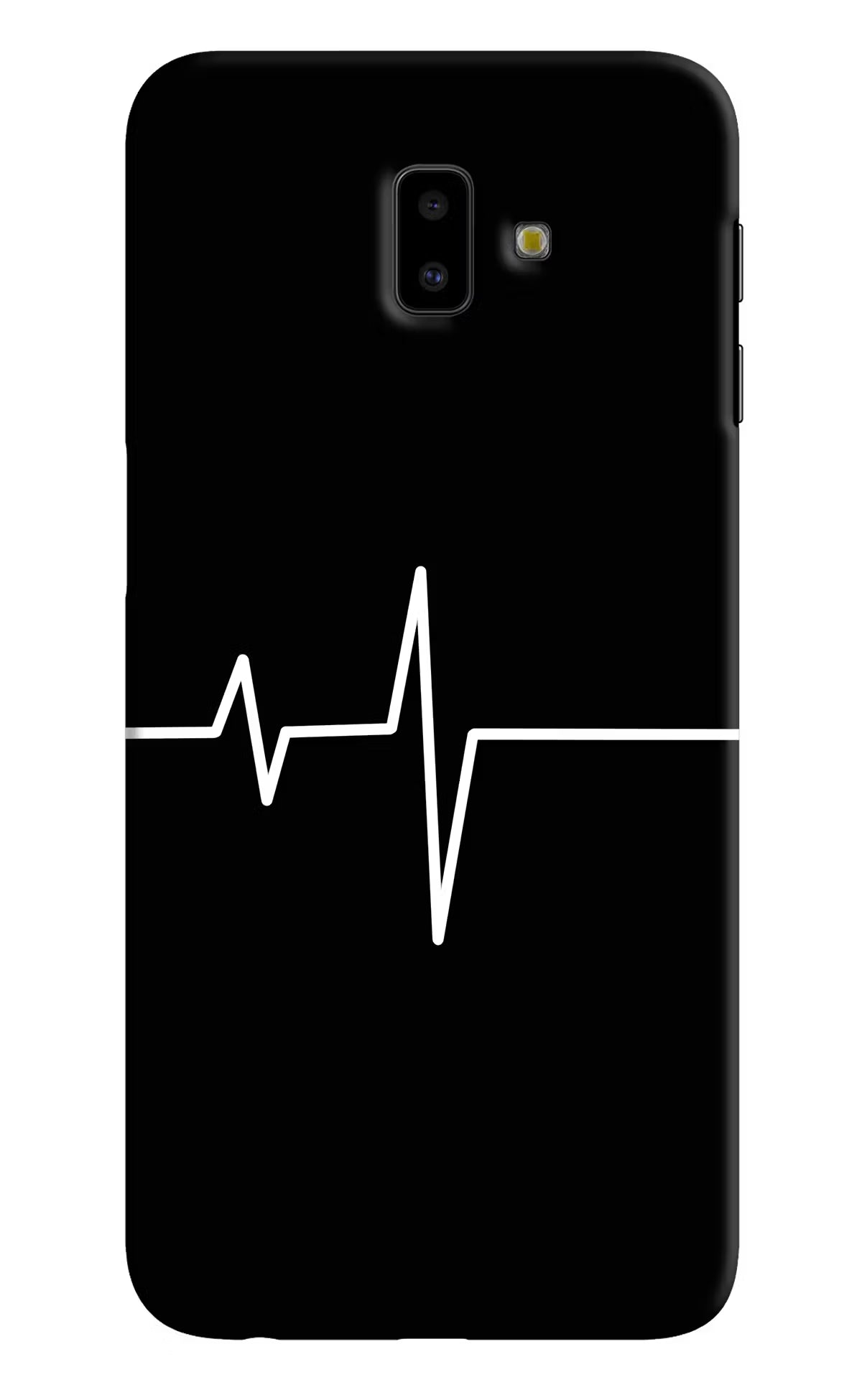 Heart Beats Samsung J6 plus Hard Case Back Cover by Casekaro