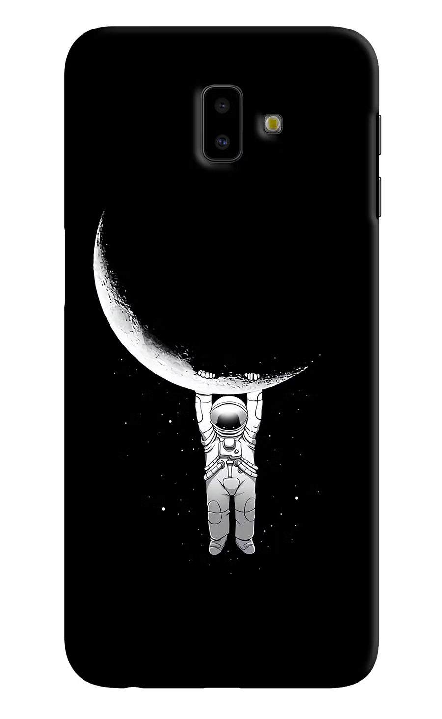Moon Space Samsung J6 plus Back Cover, Hard case