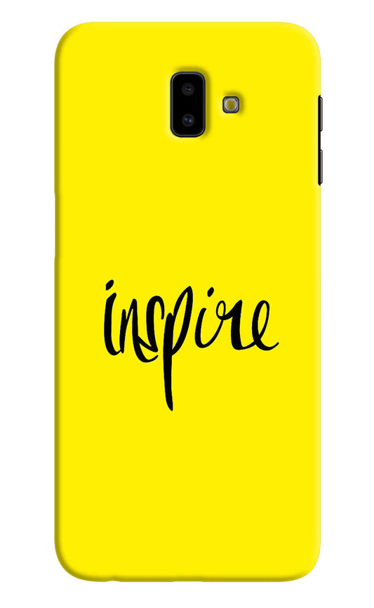 Inspire Samsung J6 plus Hard Case Back Cover by Casekaro