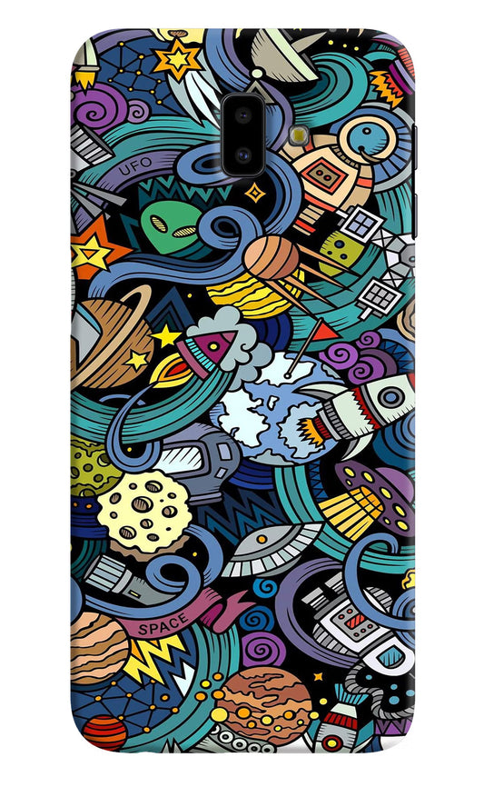 Space Abstract Samsung J6 plus Hard Case Back Cover by Casekaro