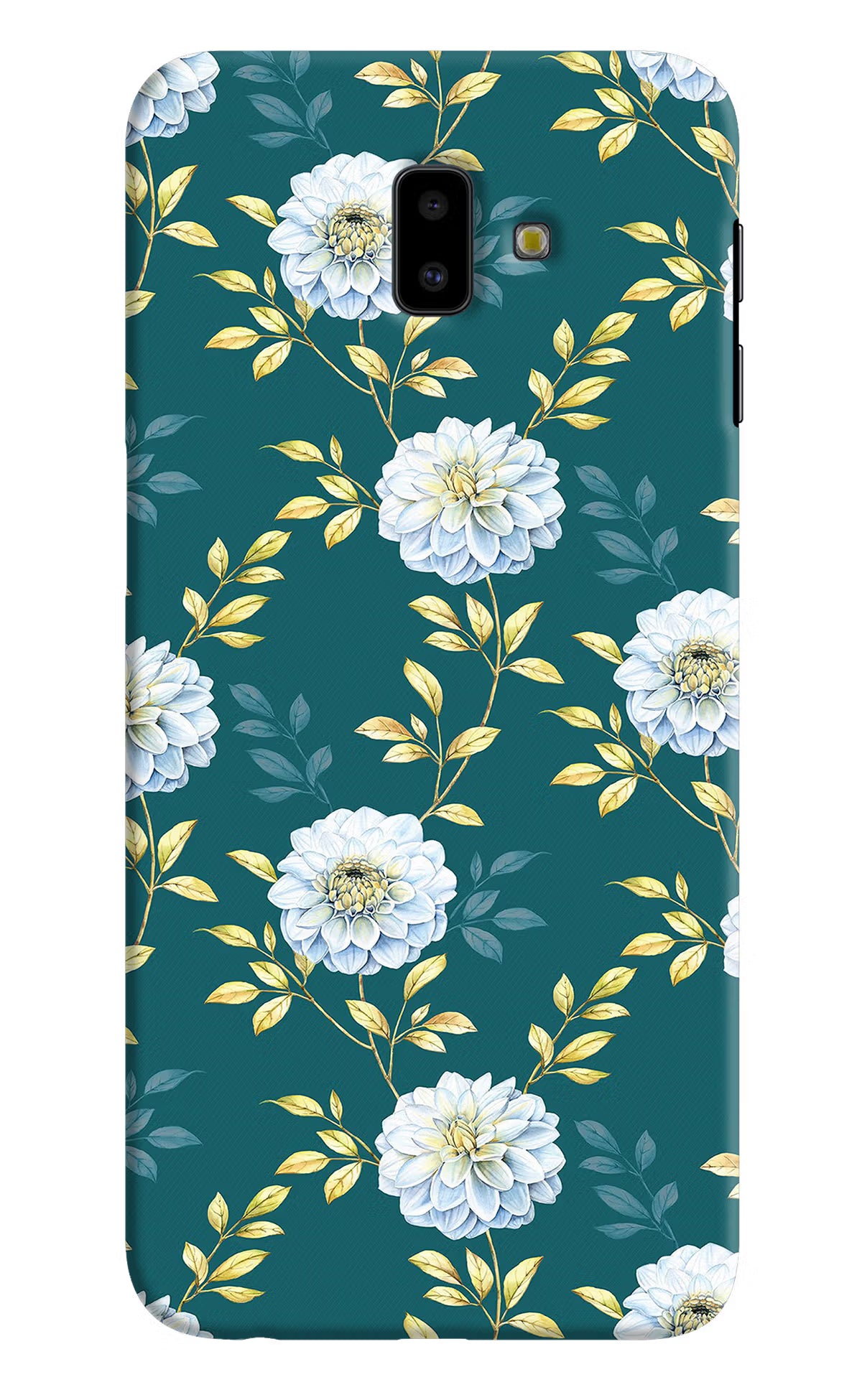 Flowers Samsung J6 plus Hard Case Back Cover by Casekaro