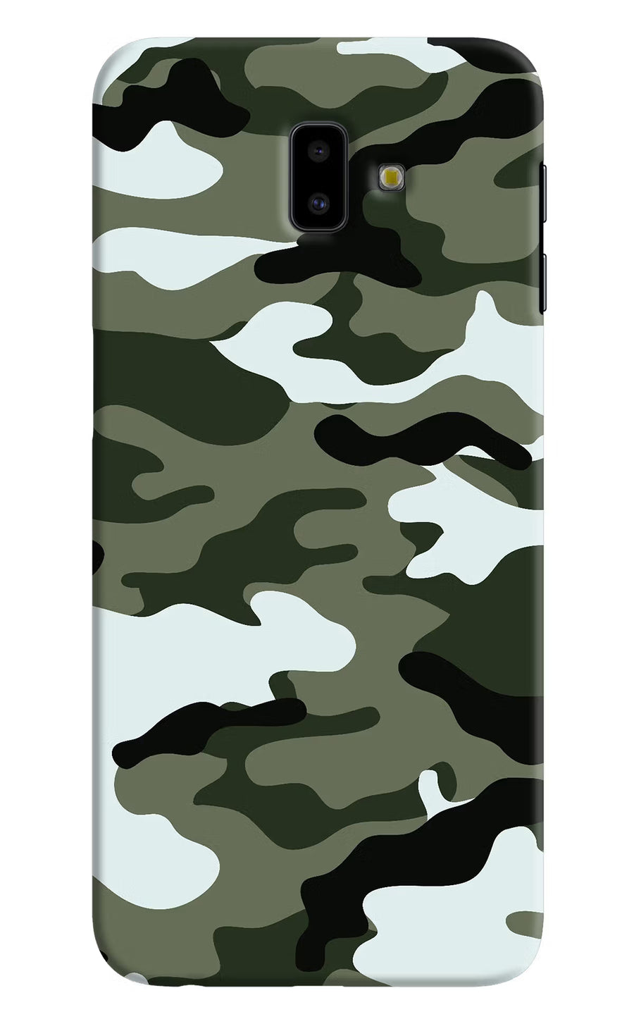 Camouflage Samsung J6 plus Back Cover, Hard case