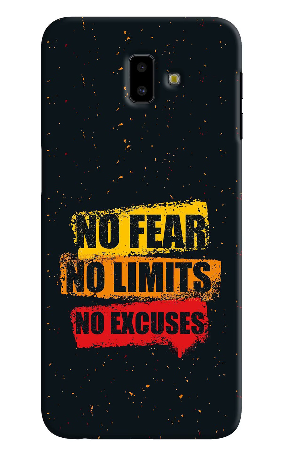 No Fear No Limits No Excuse Samsung J6 plus Back Cover, Hard case