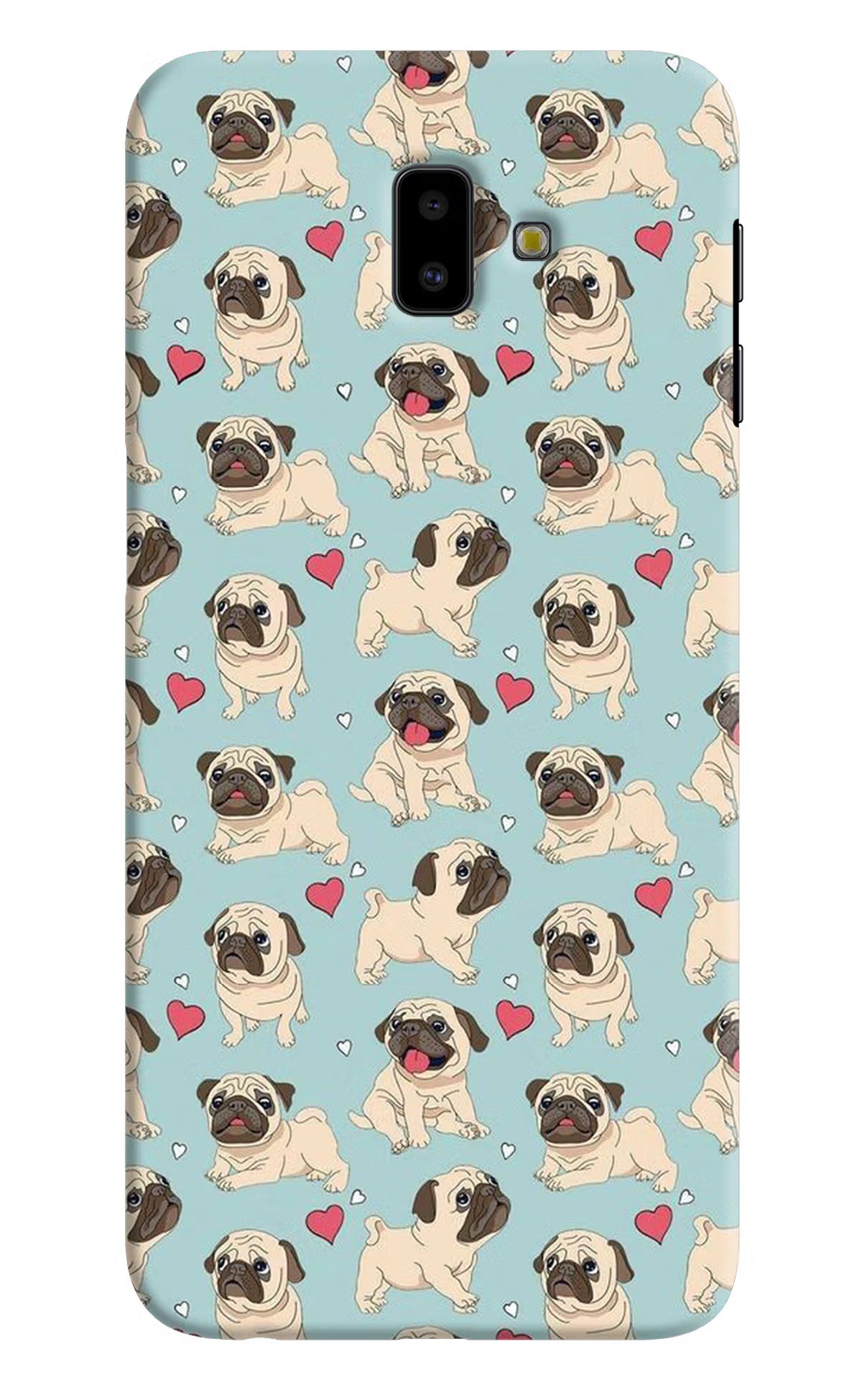 Pug Dog Samsung J6 plus Hard Case Back Cover by Casekaro