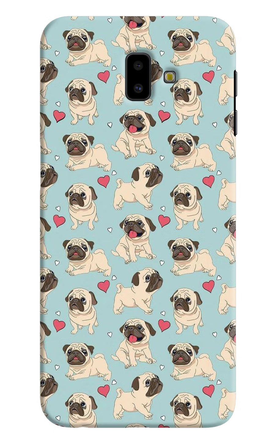 Pug Dog Samsung J6 plus Back Cover, Hard case