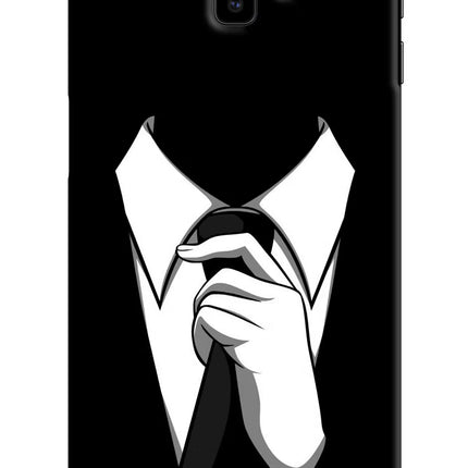 Black Tie Samsung J6 plus Hard Case Back Cover by Casekaro