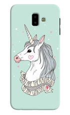 Unicorn Wallpaper Samsung J6 plus Hard Case Back Cover by Casekaro