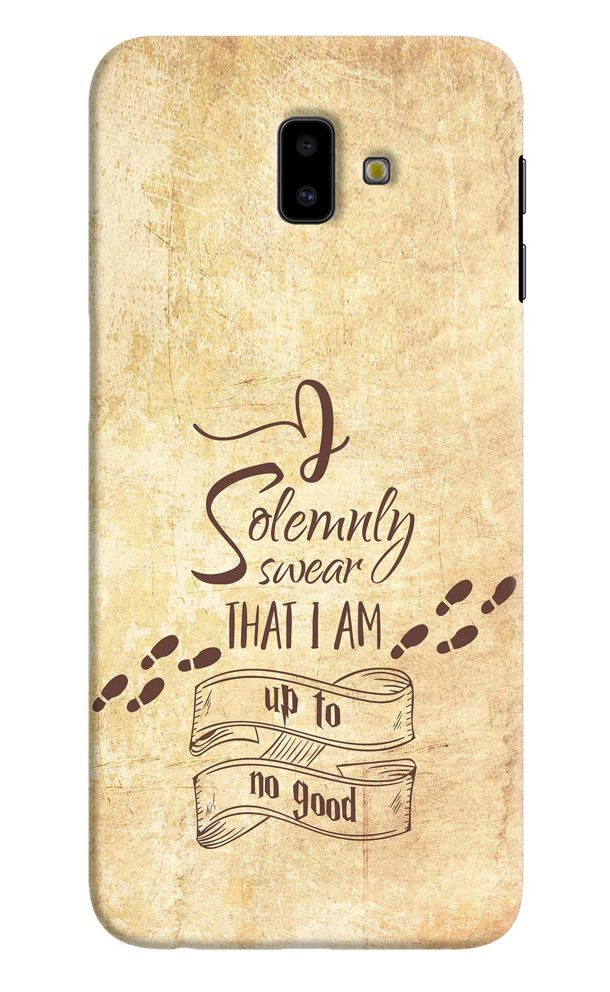 I Solemnly swear that i up to no good Samsung J6 plus Hard Case Back Cover by Casekaro