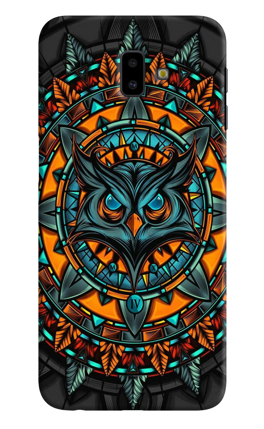 Angry Owl Art Samsung J6 plus Back Cover, Hard case