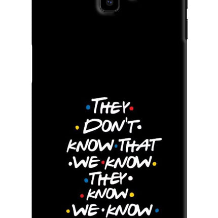 FRIENDS Dialogue Samsung J6 plus Hard Case Back Cover by Casekaro
