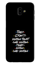 FRIENDS Dialogue Samsung J6 plus Hard Case Back Cover by Casekaro