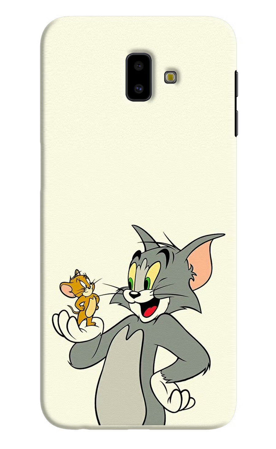 Tom & Jerry Samsung J6 plus Back Cover, Hard case