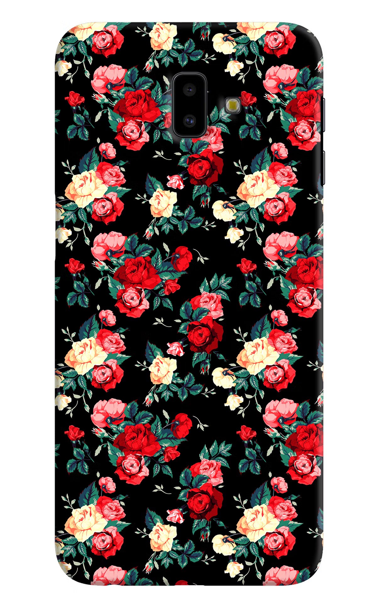 Rose Pattern Samsung J6 plus Hard Case Back Cover by Casekaro
