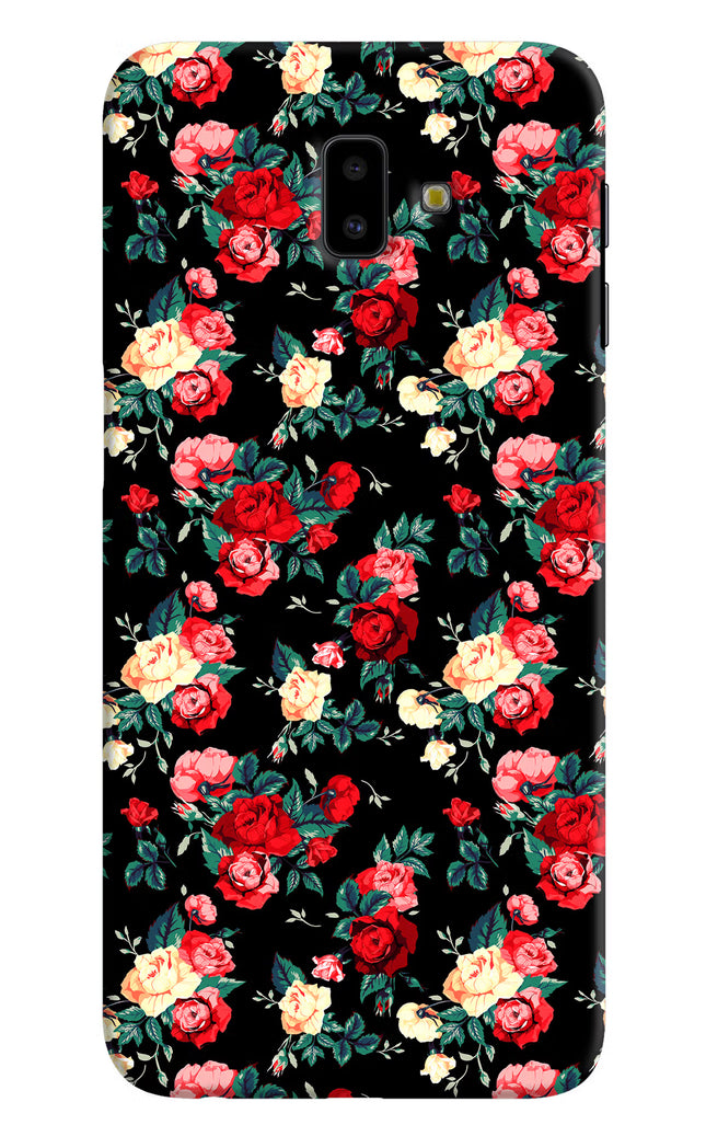 Rose Pattern Samsung J6 plus Hard Case Back Cover by Casekaro